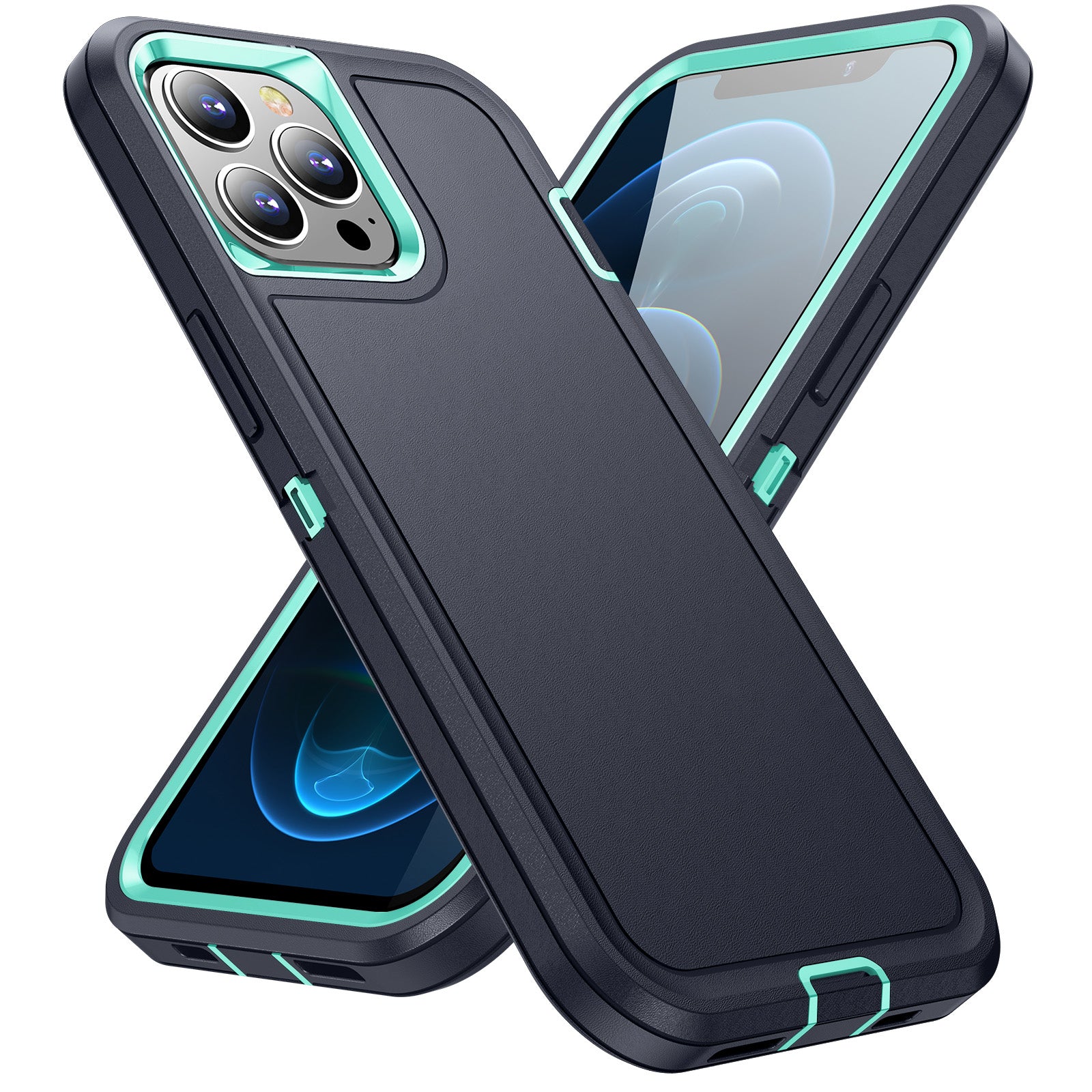 For iPhone 12 12 Pro Anti-Scratch Case TPU+PC Drop Protection Phone Cover For iPhone 12 12 Pro Anti-Scratch Case TPU+PC Drop Protection Phone Cover